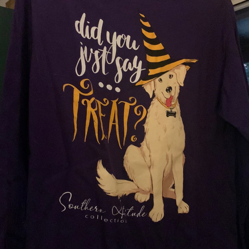 Purple simply southern Fall/Halloween shirt
